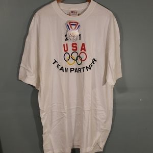 2001 usa team partner t shirt 👕 sz XXLG 50-52